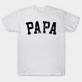 Papa Classic Bold Font T-Shirt